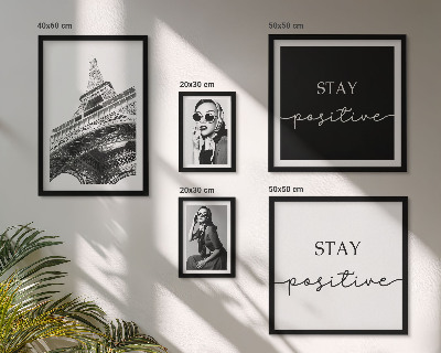 Modernes wandbilder-set Stilvolle Grafikmode aus Paris