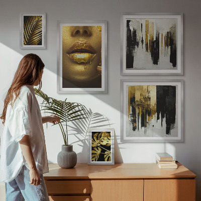Bildergalerie-set für die wand Glamouröse Pflanzengesichter