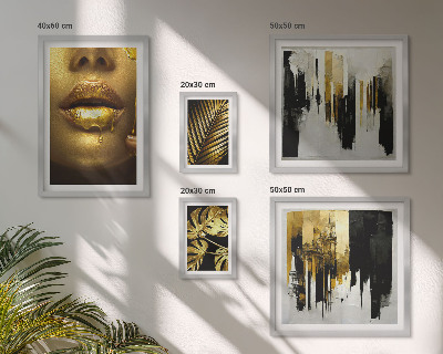 Bildergalerie-set für die wand Glamouröse Pflanzengesichter
