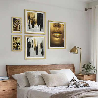 Bildergalerie-set für die wand Glamouröse Pflanzengesichter