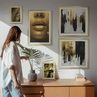 Bildergalerie-set für die wand Glamouröse Pflanzengesichter
