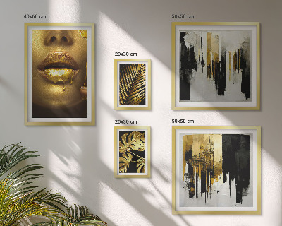 Bildergalerie-set für die wand Glamouröse Pflanzengesichter