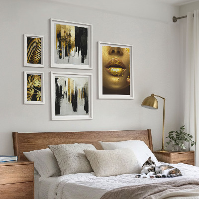 Bildergalerie-set für die wand Glamouröse Pflanzengesichter