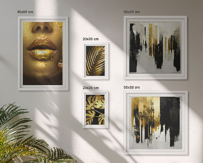 Bildergalerie-set für die wand Glamouröse Pflanzengesichter