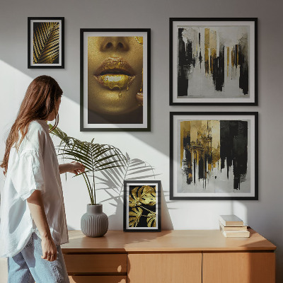 Bildergalerie-set für die wand Glamouröse Pflanzengesichter