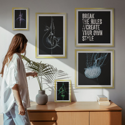 Bildergalerie-set für die wand Abstrakte kreative Motive