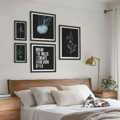 Bildergalerie-Set für die Wand mit abstrakten kreativen Motiven