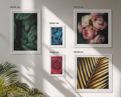 Modernes wandbilder-set Pflanzenmotive