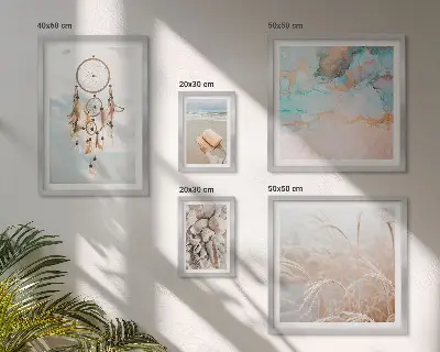 Wandbilder-Set Boho Träume Strand und Natur