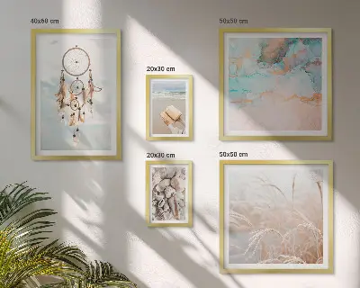 Wandbilder-Set Boho Träume Strand und Natur