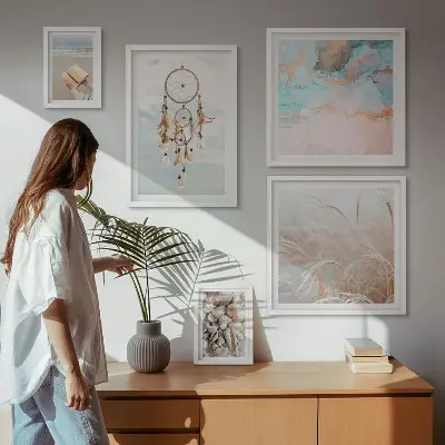 Wandbilder-Set Boho Träume Strand und Natur