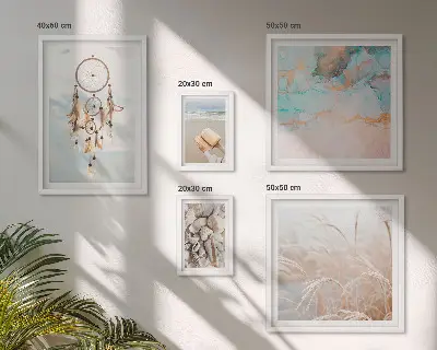 Wandbilder-Set Boho Träume Strand und Natur