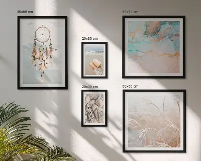 Wandbilder-Set Boho Träume Strand und Natur