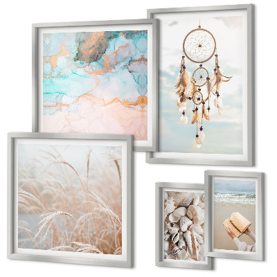 Bildergalerie-set für die wand Boho-Träume Strand Natur