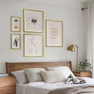 Bildergalerie-set für die wand Motivation, positives Denken, Minimalismus