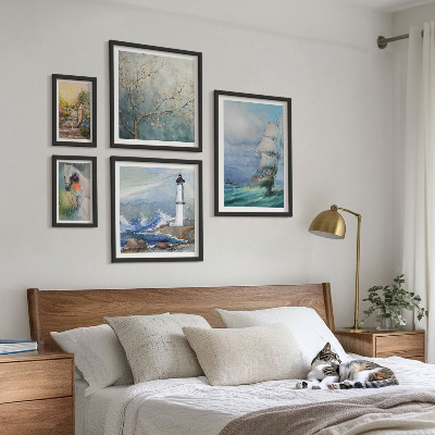 Modernes wandbilder-set Meeresabenteuer und Landschaften