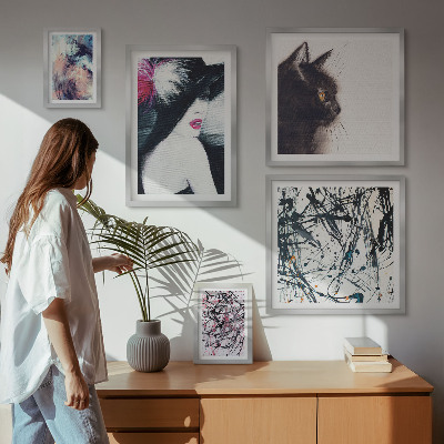 Bildergalerie-set für die wand Stilvolle abstrakte Porträts