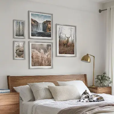 Bildergalerie-Set für die Wand mit Wildtierlandschaften