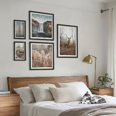 Bildergalerie-Set für die Wand mit Wildtierlandschaften