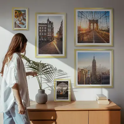 Bildergalerie-Set für die Wand mit Motiv Charmante Stadtarchitektur