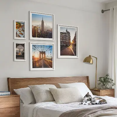 Bildergalerie-Set für die Wand mit Motiv Charmante Stadtarchitektur