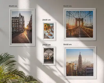 Bildergalerie-Set für die Wand mit Motiv Charmante Stadtarchitektur