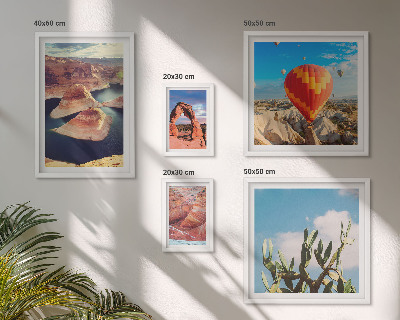 Modernes wandbilder-set Berglandschaften und Gewässer