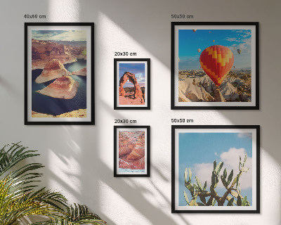 Modernes wandbilder-set Berglandschaften und Gewässer