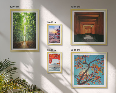 Bildergalerie-set für die wand Japanische Bambuslandschaften
