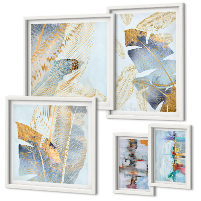 Modernes wandbilder-set Moderne Pflanzenmotive