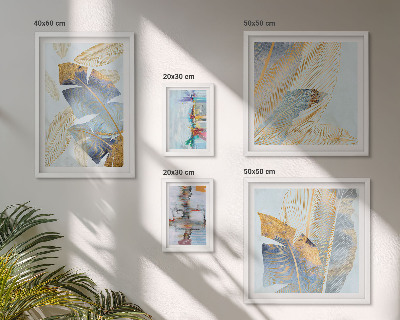 Modernes wandbilder-set Moderne Pflanzenmotive