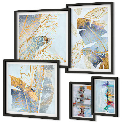 Modernes wandbilder-set Moderne Pflanzenmotive