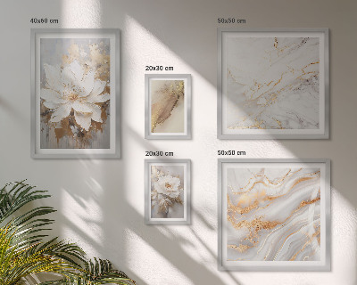 Modernes wandbilder-set Elegante Blumenarrangements