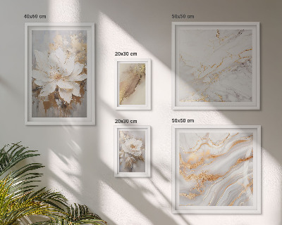 Modernes wandbilder-set Elegante Blumenarrangements