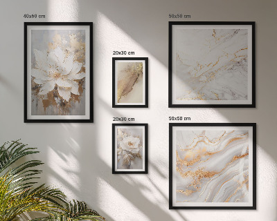 Modernes wandbilder-set Elegante Blumenarrangements