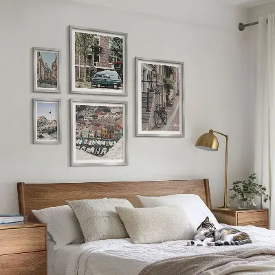 Bildergalerie-Set für die Wand Motiv Charmante Fahrradstraßen