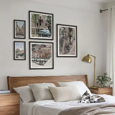 Bildergalerie-Set für die Wand Motiv Charmante Fahrradstraßen