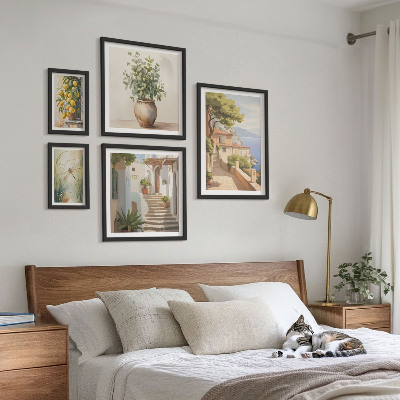 Bildergalerie-set für die wand Stilvolle Ansichten von Küstenstädten