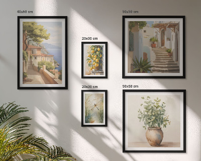 Bildergalerie-set für die wand Stilvolle Ansichten von Küstenstädten