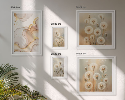 Bilderset fürs sofa Florale Motive von zarter Natur