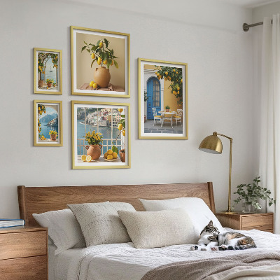 Bilderset fürs sofa Zitronensonne Inspirationen