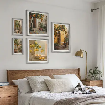 Wandbilder-Set Zitrusfrüchte im Garten Bildergalerie für die Wand