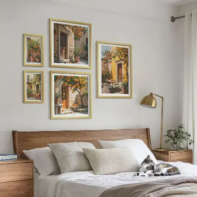 Bildergalerie-Set für die Wand mit Zitrusfrüchten in Gärten