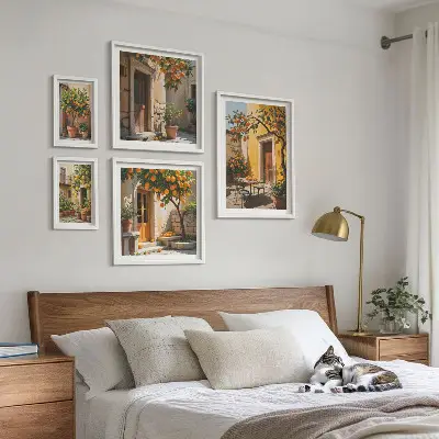 Bildergalerie-Set für die Wand mit Zitrusfrüchten in Gärten