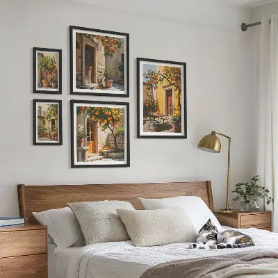 Bildergalerie-Set für die Wand mit Zitrusfrüchten in Gärten