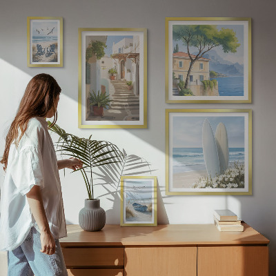 Bildergalerie-set für die wand Stilvolle Meerblicke