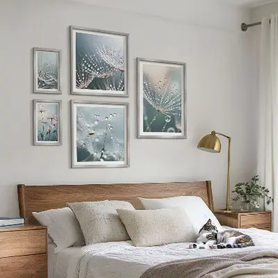 Bildergalerie-Set für die Wand minimalistische Pflanzenmotive