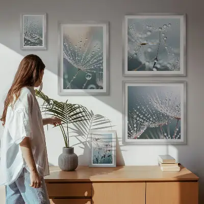 Bildergalerie-Set für die Wand minimalistische Pflanzenmotive