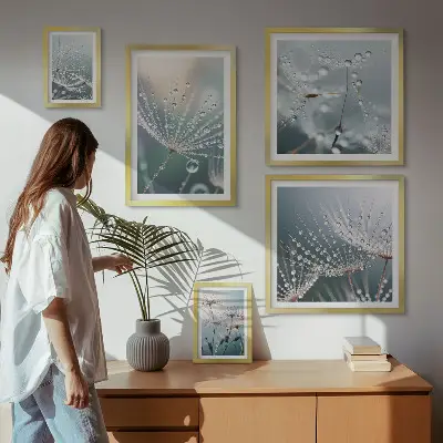 Bildergalerie-Set für die Wand minimalistische Pflanzenmotive