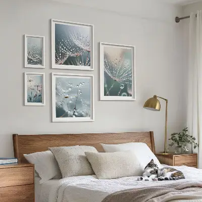 Bildergalerie-Set für die Wand minimalistische Pflanzenmotive